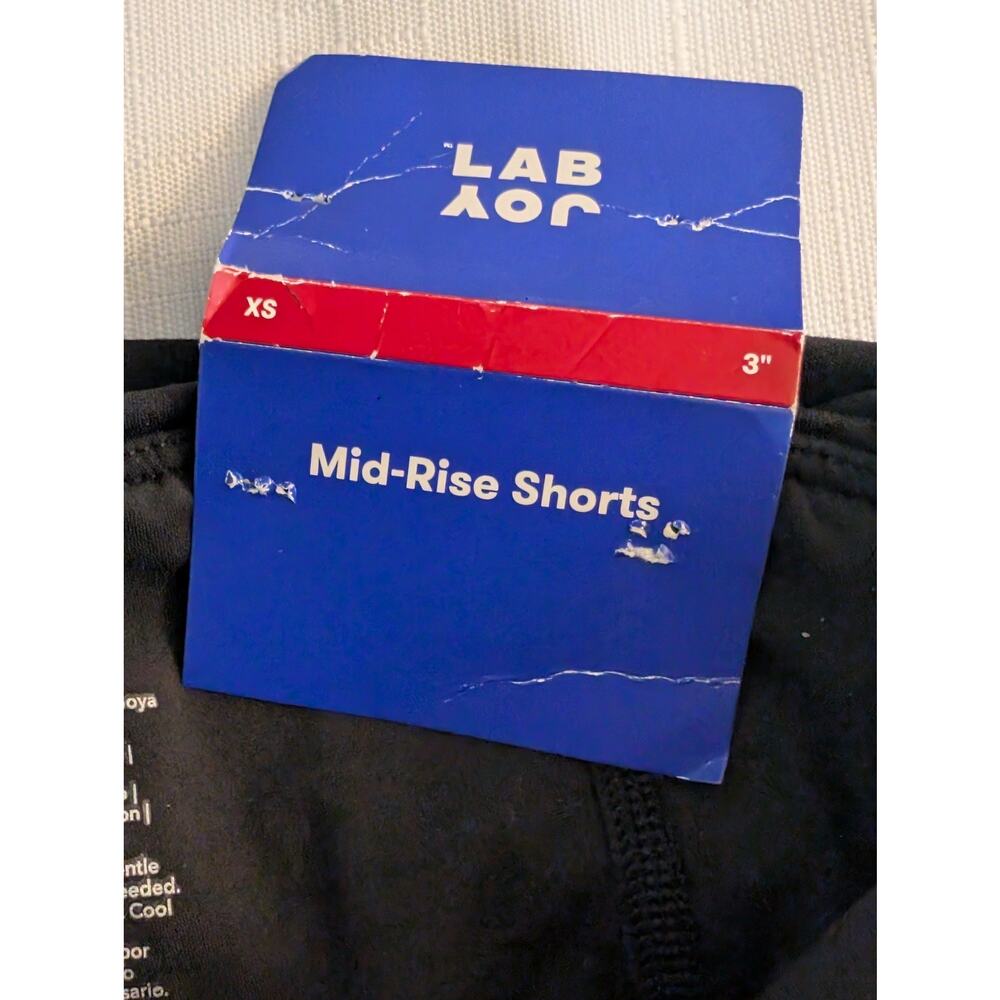 JoyLab Mid Rise Black Shorts XS - Picture 4 of 12